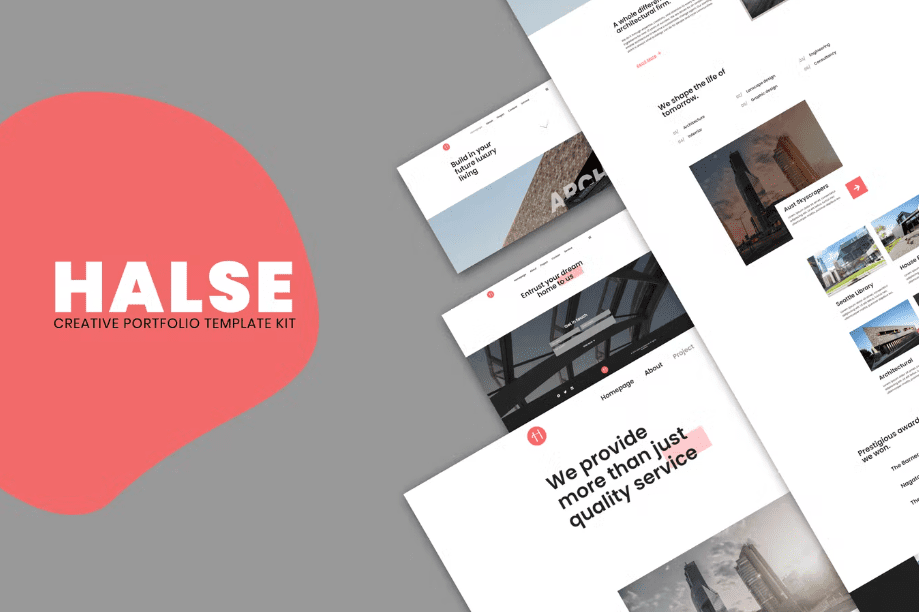 Halse – Architecture & Interior Design Elementor Template