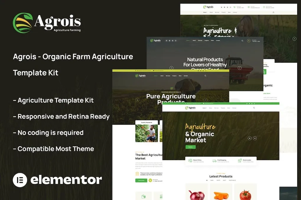 agrois organic farm agriculture template kit 651426cdc0a38