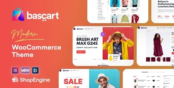 Bascart – Multivendor Marketplace & Woocommerce WordPress Theme with Builder