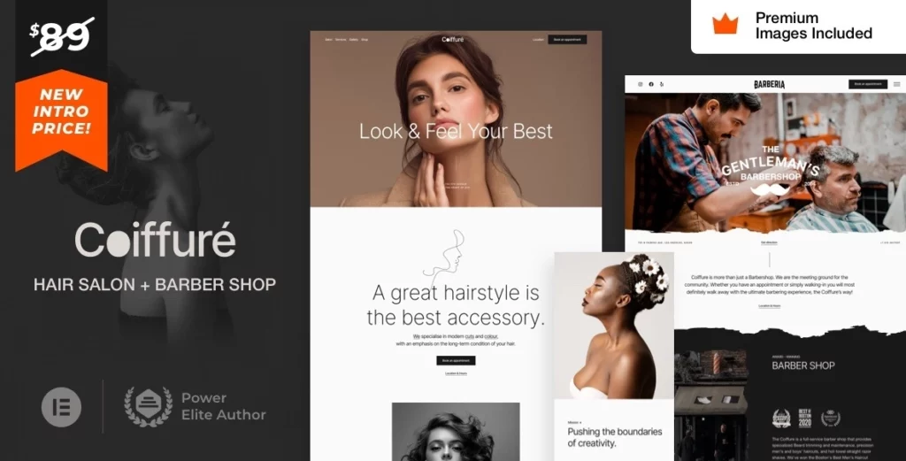 Coiffure – Hair Salon & Barber WordPress Theme 1.1