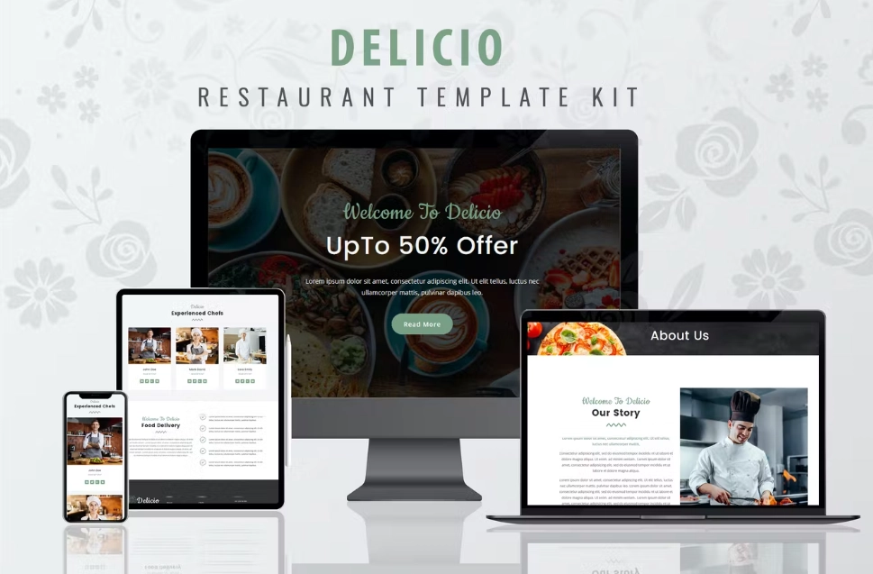 delicio restaurant wordpress template kit 65149ce579161