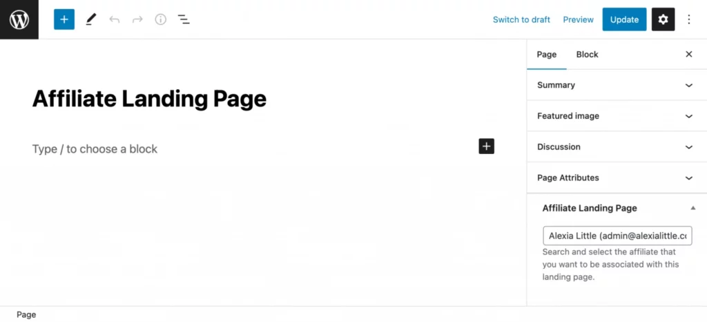 SliceWP – Affiliate Landing Pages Add-On 1.0.0