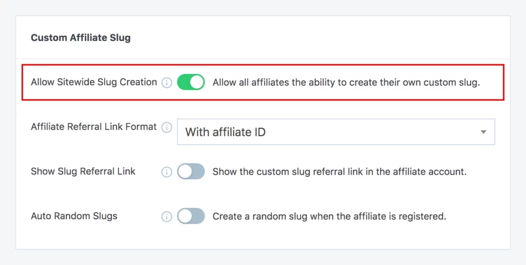 SliceWP – Custom Affiliate Slug Add-On 1.0.1