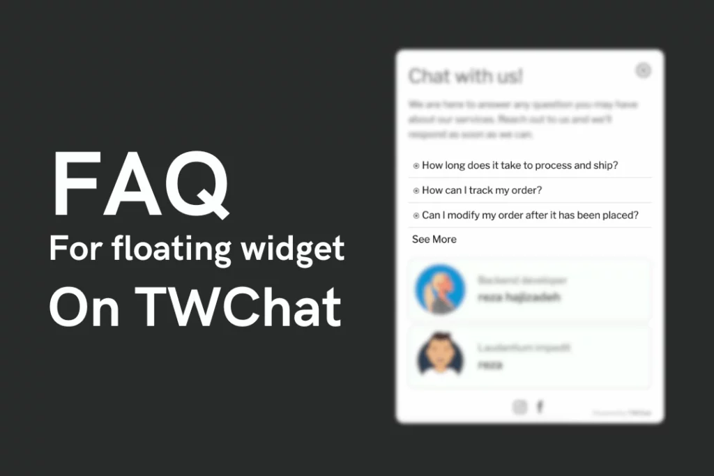 TWChat – Floating Widget FAQ Add-on Premium 1.0.0
