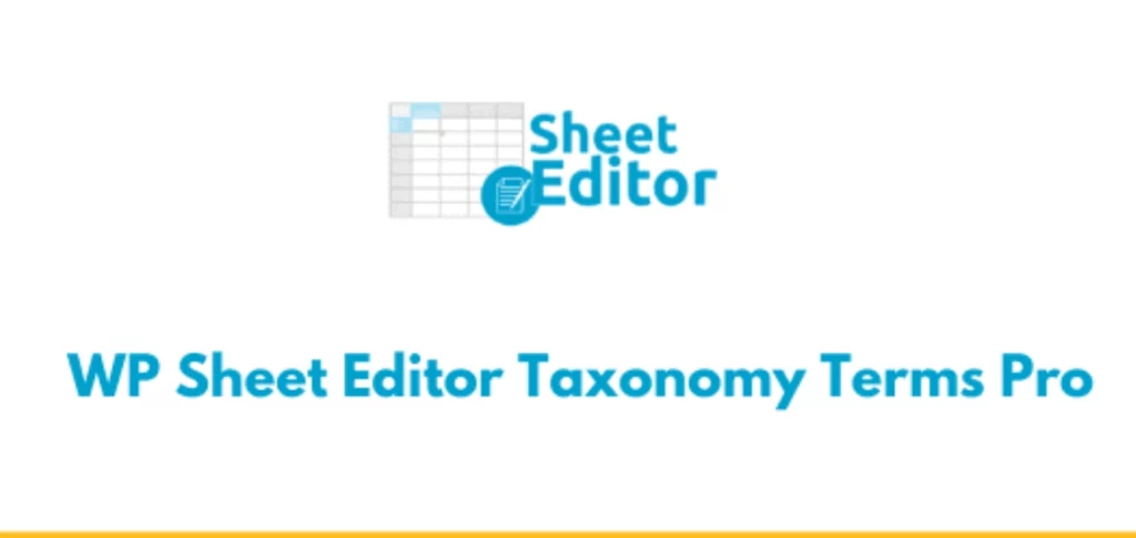 WP Sheet Editor – Taxonomy Terms Pro 1.7.7