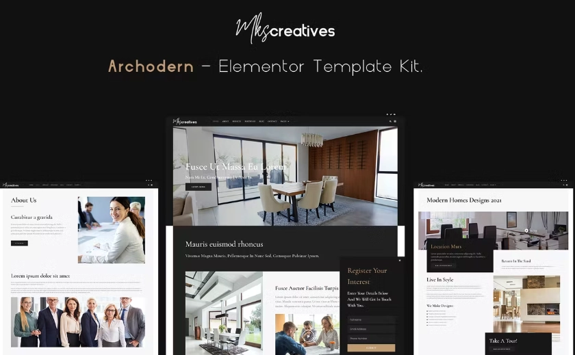 Archodern – Interior & Architecture Elementor Template Kit