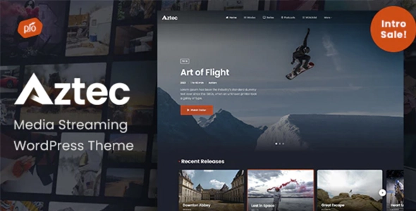 Aztec – Video Streaming & Membership Theme