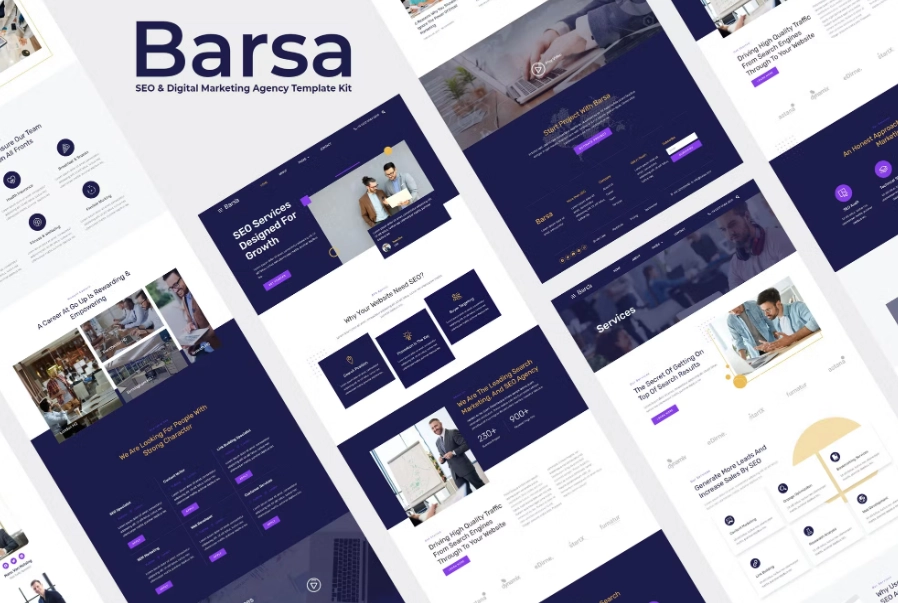 Barsa – SEO & Digital Marketing Agency Template Kit