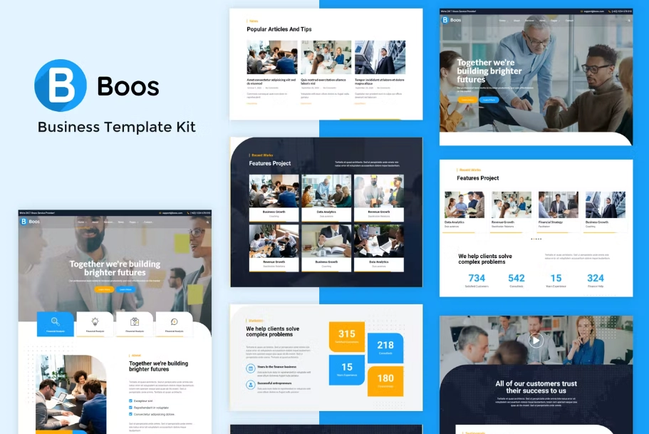 Boos – Business Elementor Template Kit