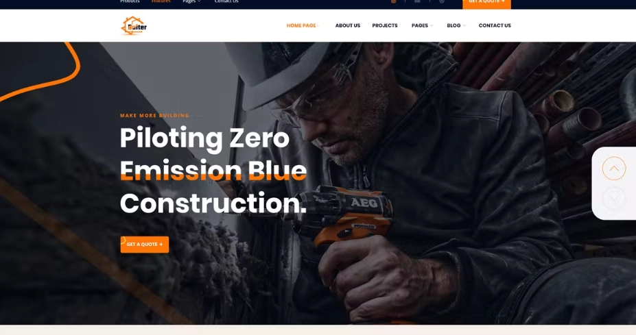 Bulter – Clean Construction Template Kit