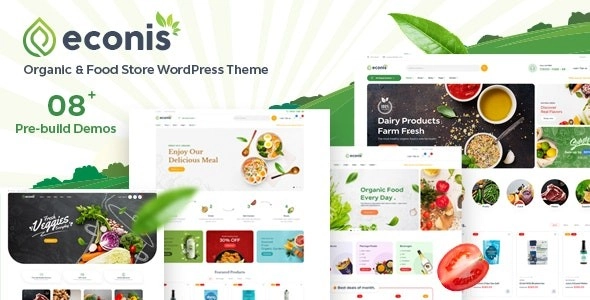 Econis – Organic & Food Store WordPress Theme 2.0.4