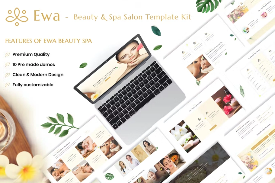 Ewa – Beauty & Spa Salon Elementor Template Kit