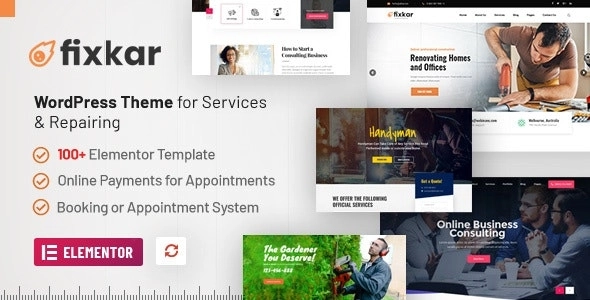 FixKar – All Services WordPress Theme Build With Elementor