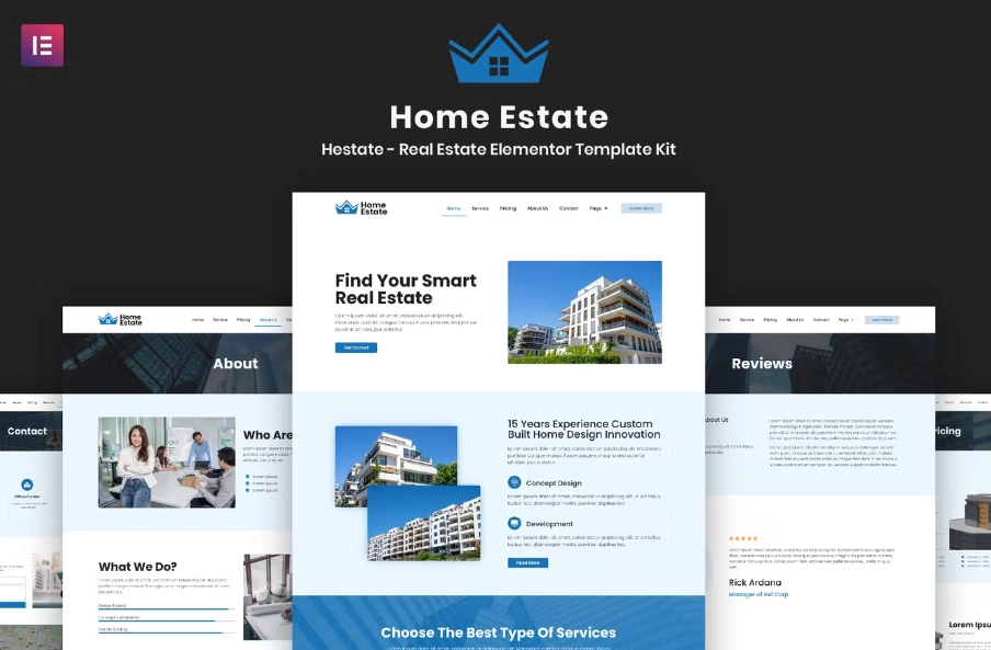 H-Estate – Real Estate Elementor Template Kit