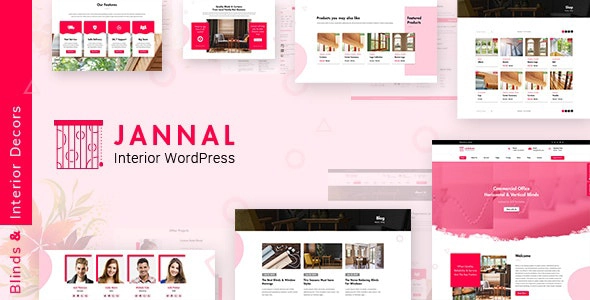 Jannal – Windows Curtains & Doors Service WordPress Theme