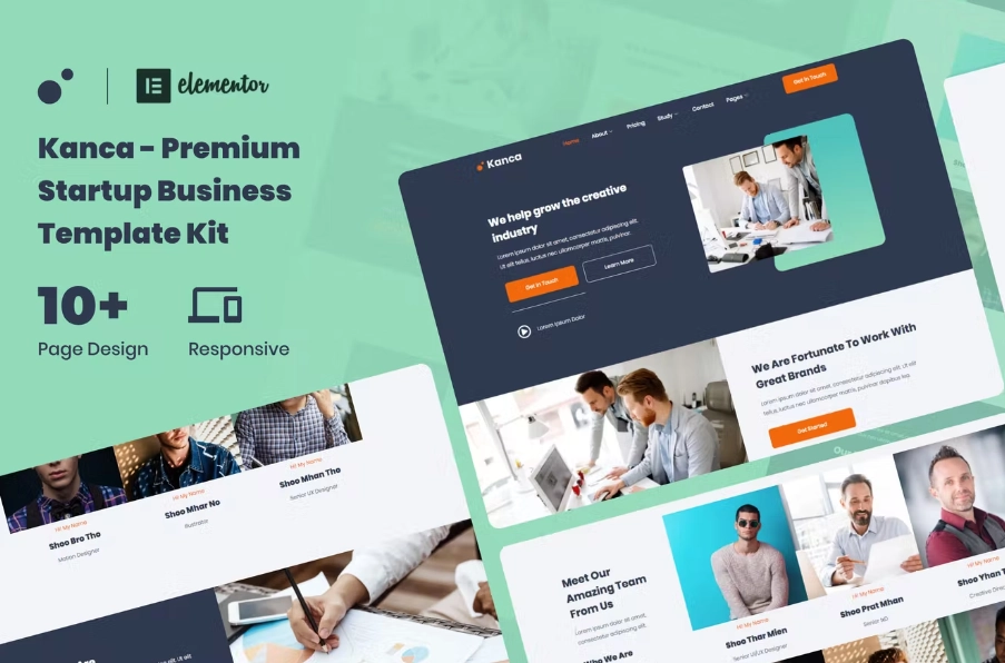 Kanca – Startup Business Consulting Elementor Template Kit