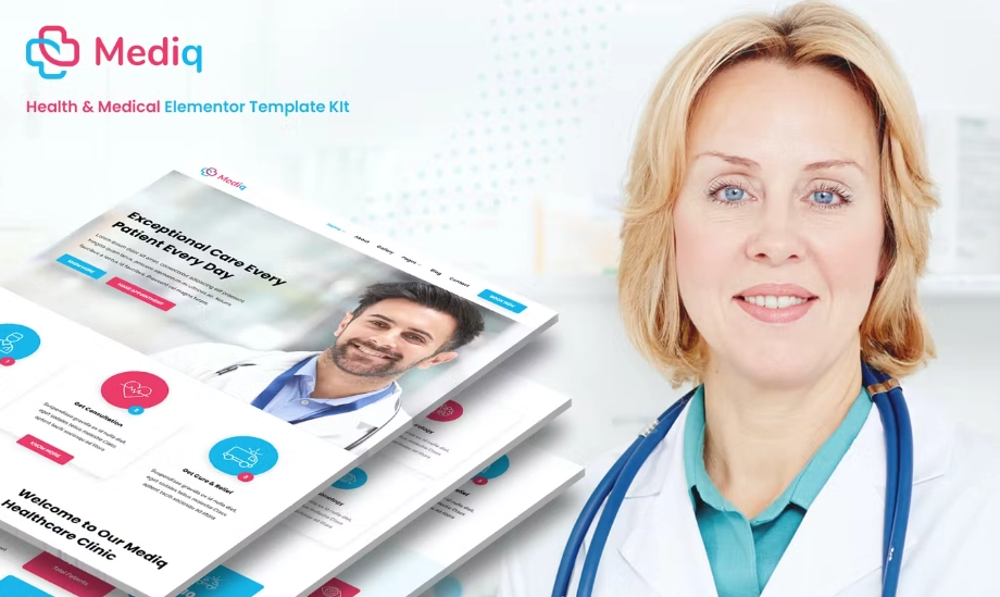 Mediq – Health & Medical Elementor Template Kit