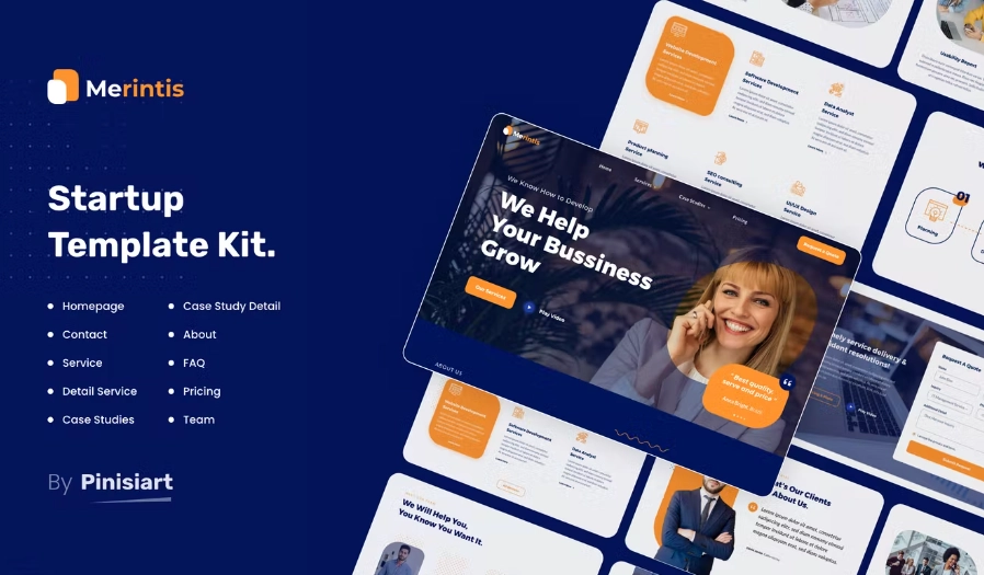 Merintis – SaaS & Startup Elementor Template Kit