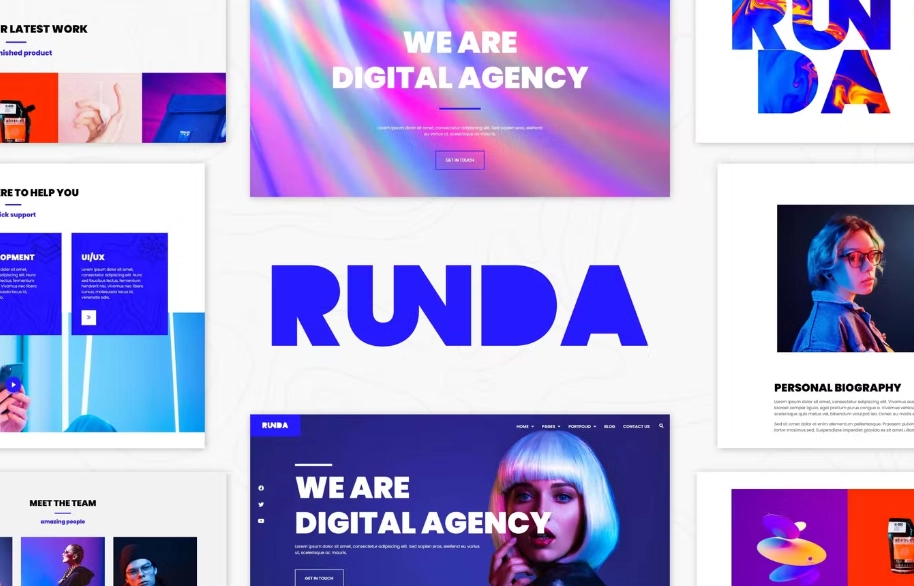 Runda – Creative Agency Elementor Template Kit