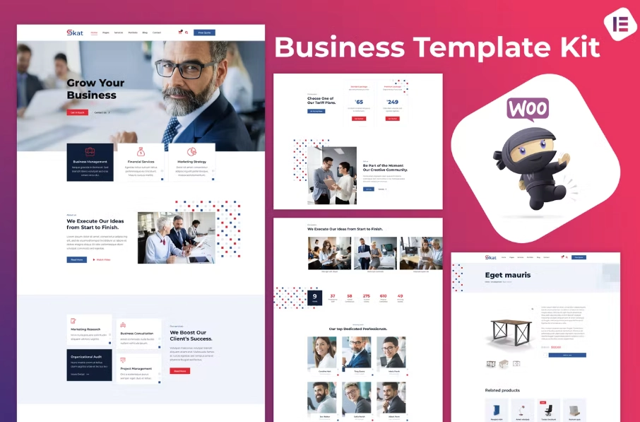 Skat — Corporate & Business Elementor Template Kit