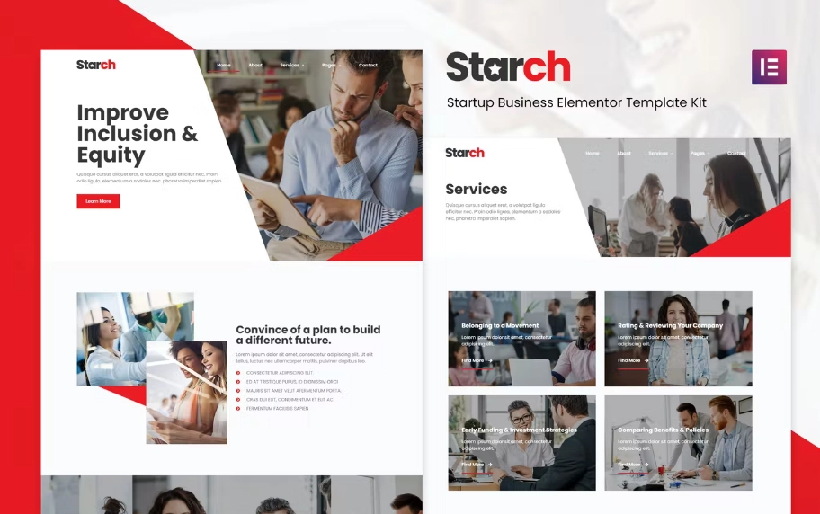 Starch – Business Elementor Template Kit