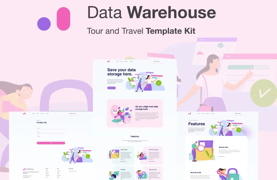 Stroranger – Data Warehouse Elementor Template Kit