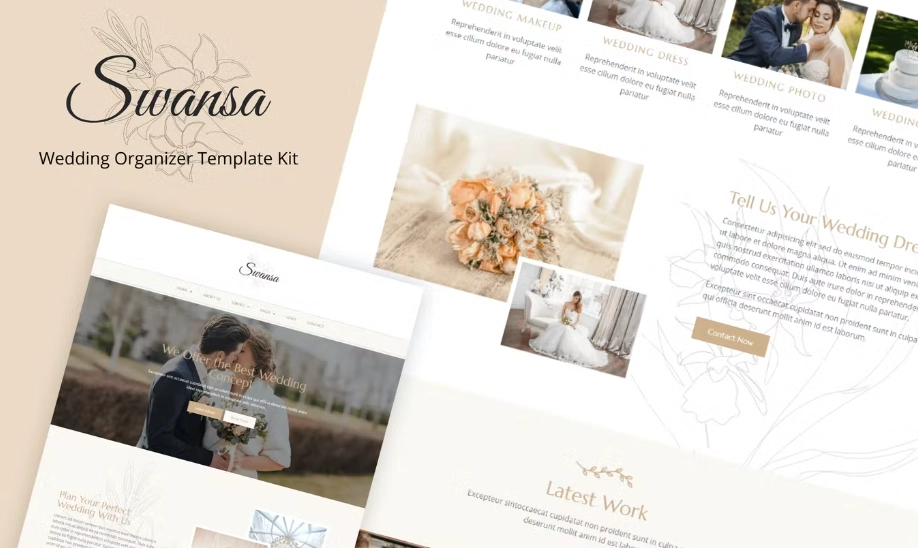 Swansa – Wedding Elementor Template Kit