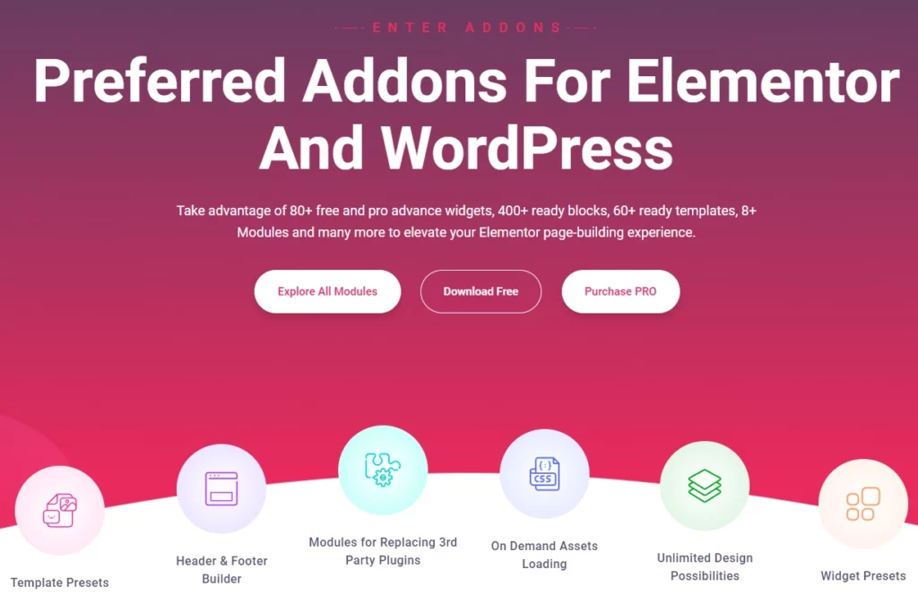 Enter Addons | Best Elementor Addons for WordPress 1.0.3