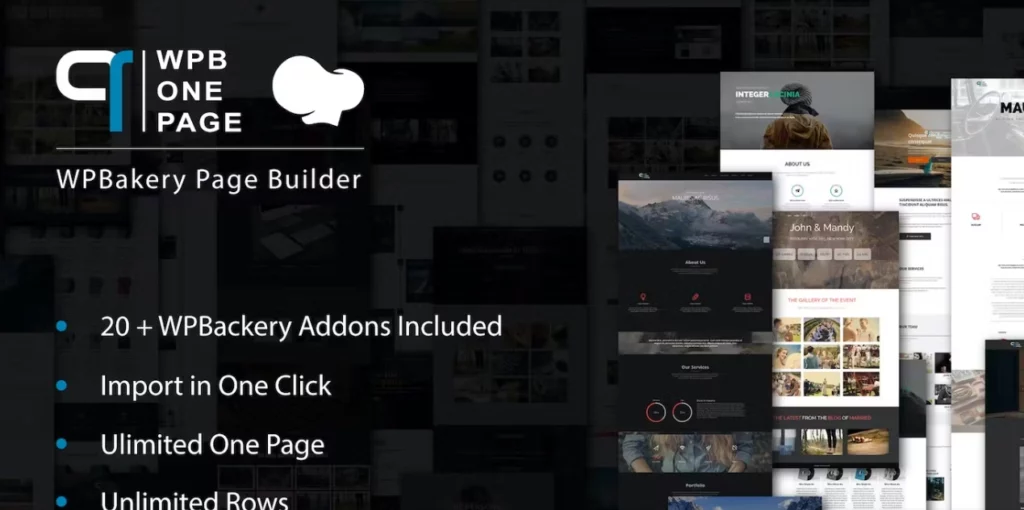 One-page VPB constructor – addons for VPBakery 1.4
