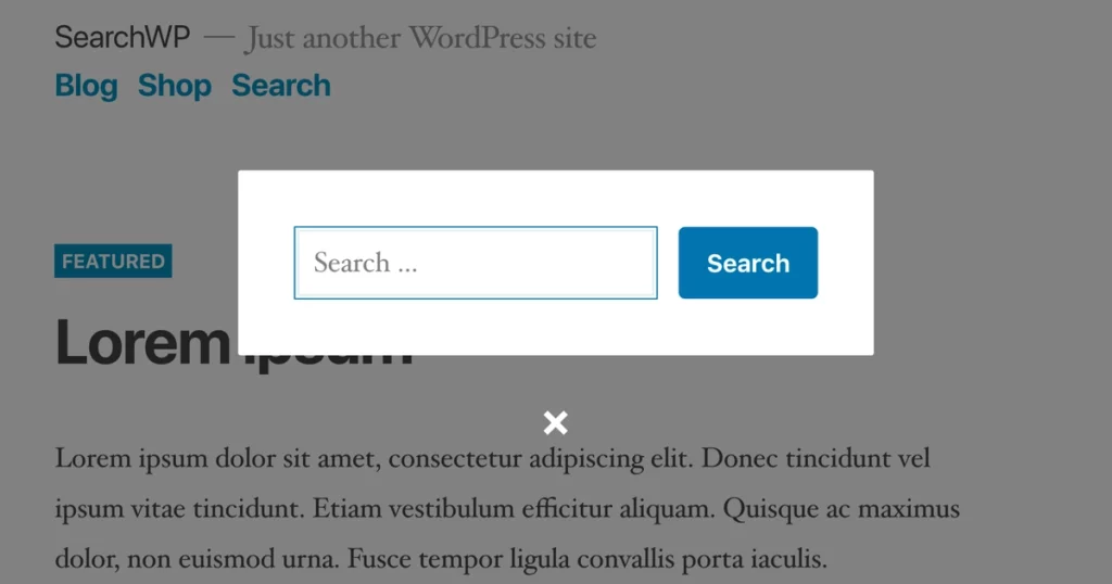 SearchWP Modal Search Form 0.5.1