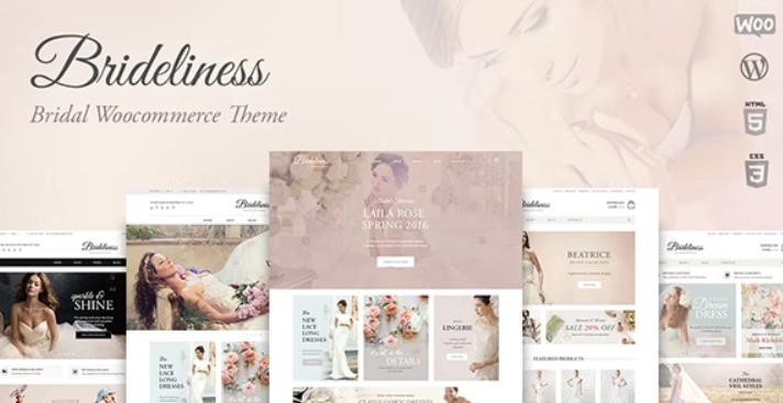 Brideliness – Wedding Shop WordPress WooCommerce Theme 1.0.14