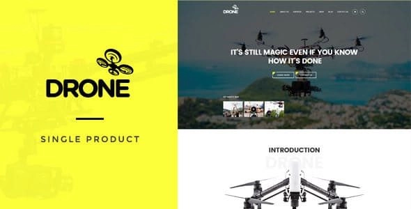 Drone – Single Product WordPress Theme