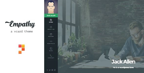 Empathy – A vCard WordPress Theme 1.4.1