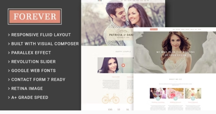 Forever – Wedding Couple & Planner/ Agency WordPress Theme 1.1.1