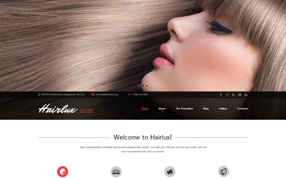 Hairlux – Hair Transplantation WordPress Theme 2.3.1