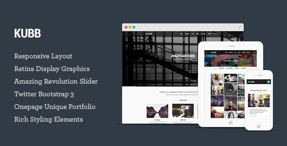 Kubb – Photography & Magazine WordPress Theme 2.0.10