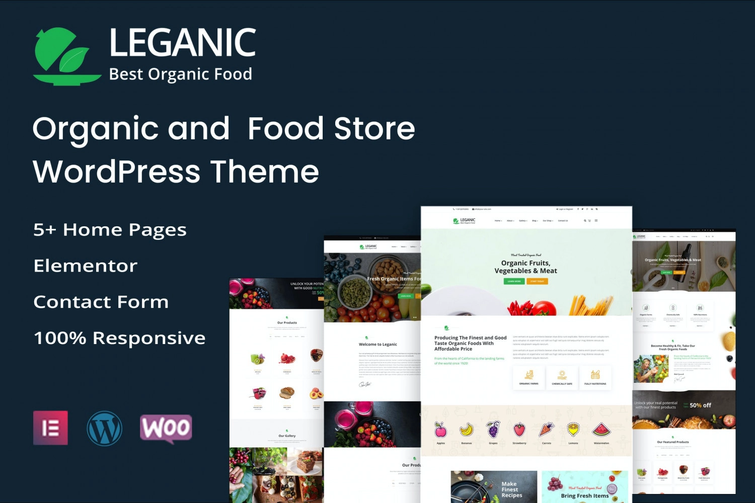 Leganic – Organic and Food Store WordPress Theme 1.2