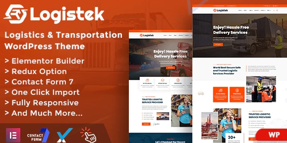 Logistek – Logistics & Transportation WordPress Theme 1.0