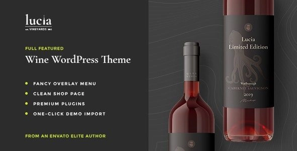 Lucia – Wine WordPress Theme 1.3