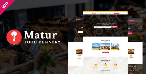 Matur – Food Delivery & Ordering WordPress Theme 1.1