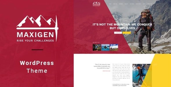 Maxigen – Hiking & Outdoor WordPress Theme 1.2.4