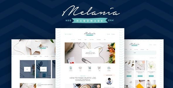 Melania | Handmade Blog & Shop WordPress Theme 2.5.0
