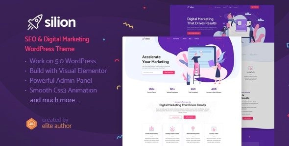 Silion – Digital Marketing WordPress Theme 1