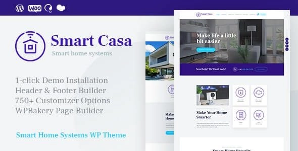 Smart Casa | Home Automation & Technologies WordPress Theme 1.0.9