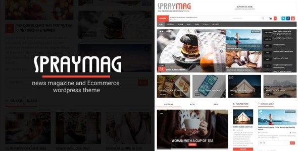 Spraymag – eCommerce, Magazine, Responsive Blog Theme 4.0