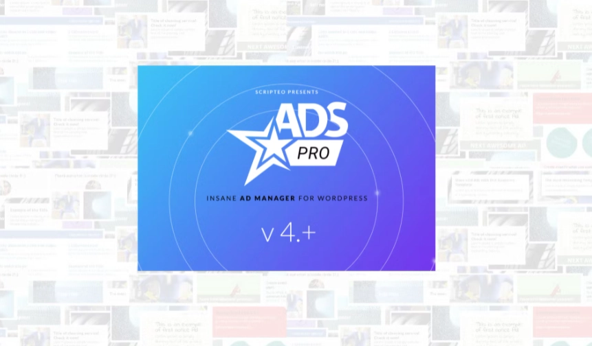 Ads Pro – WordPress Ad Manager 4.54