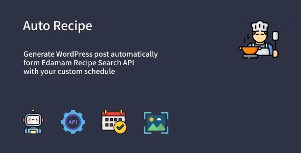 Auto Recipe – Automatic Recipe Posts Generator Plugin for WordPress 1.01