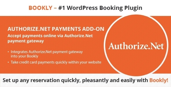 Bookly Authorize.Net (Add-on) 2.8