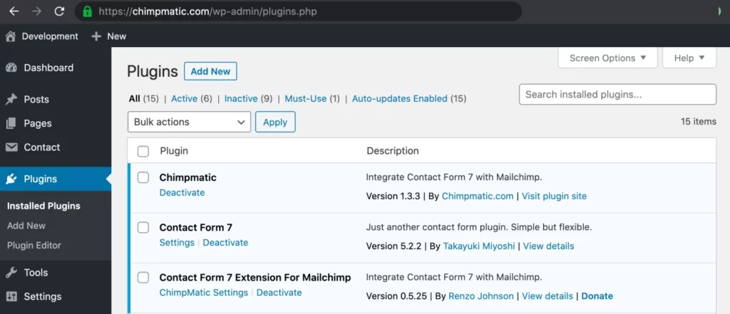 Chimpmatic – WordPress & MailChimp Integration 1.3.6