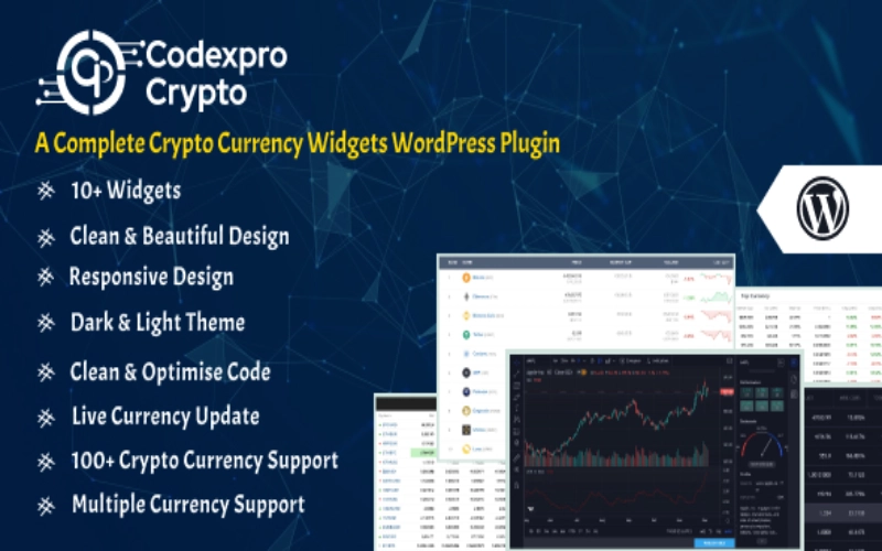 CodexPro Cryptocurrency Widget WordPress Plugin 1.0.0